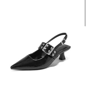 Black Slingback Women's Shoe